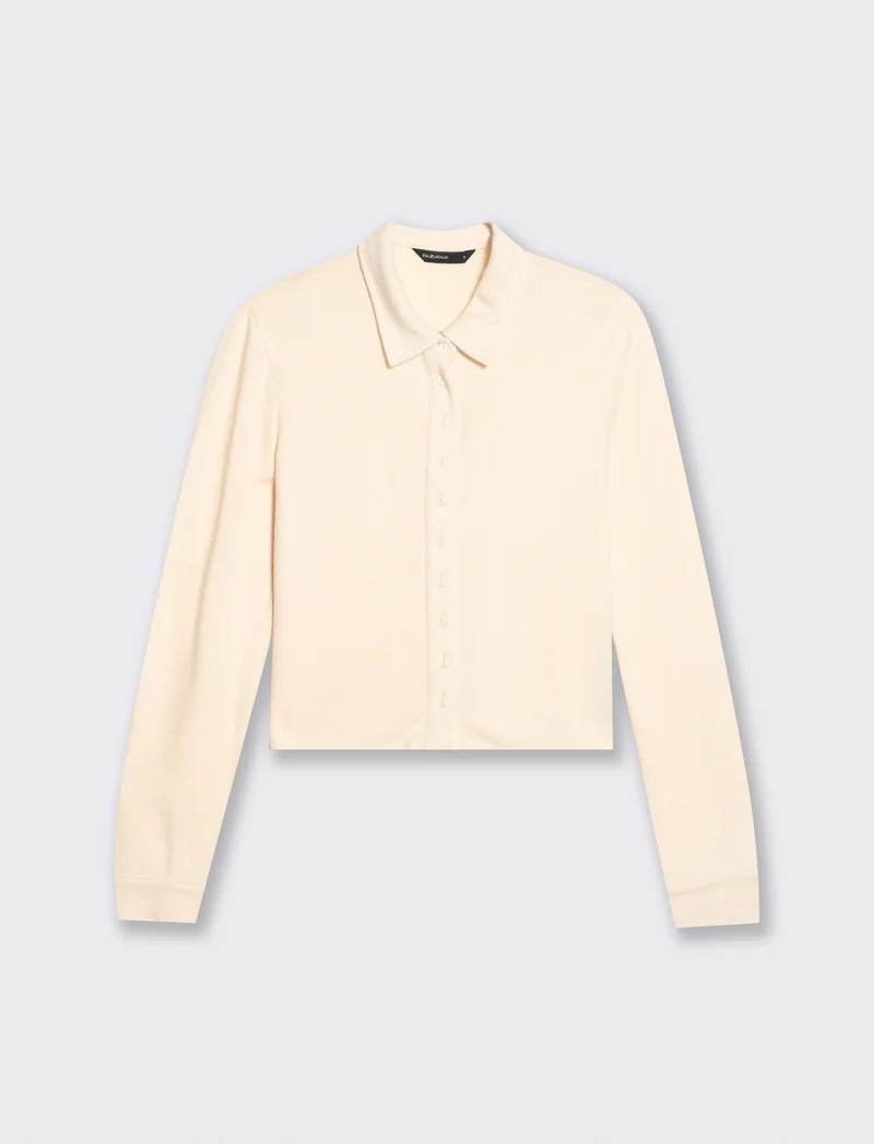 Camicia corta e manica lunga unita - Avorio