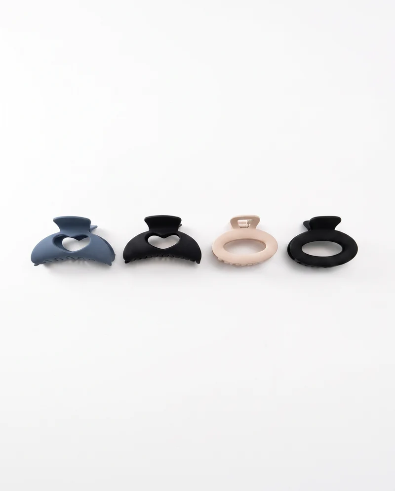 Set di 4 pinze di diverse dimensioni - Nero