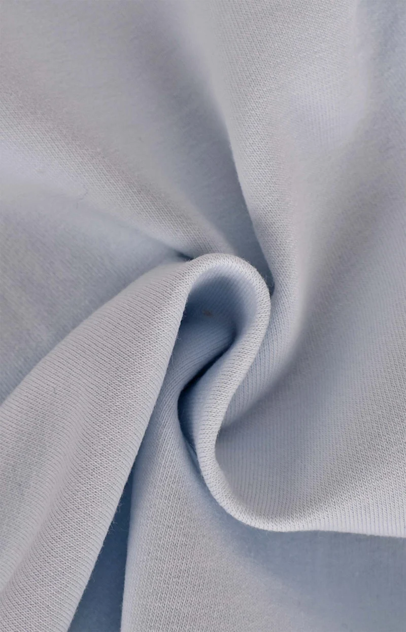Felpa in cotone garzata stretch