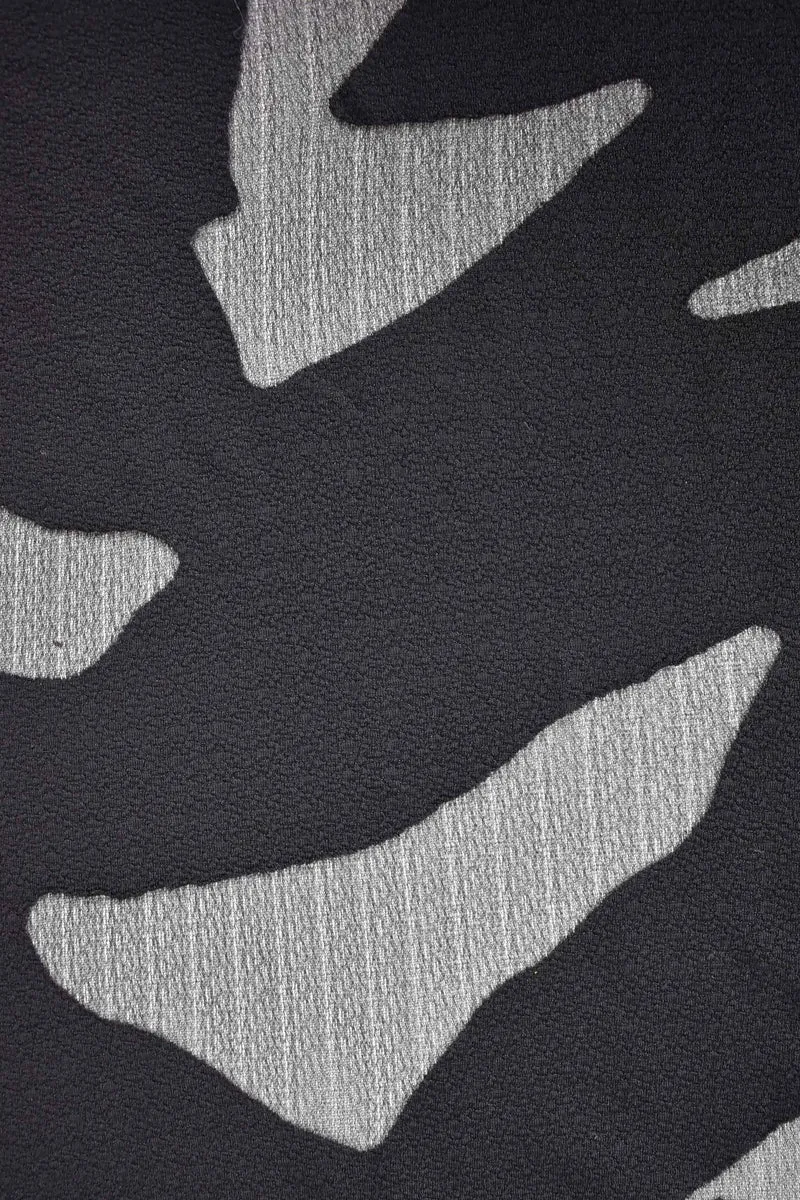 Maglia devorè misto viscosa motivo floreale