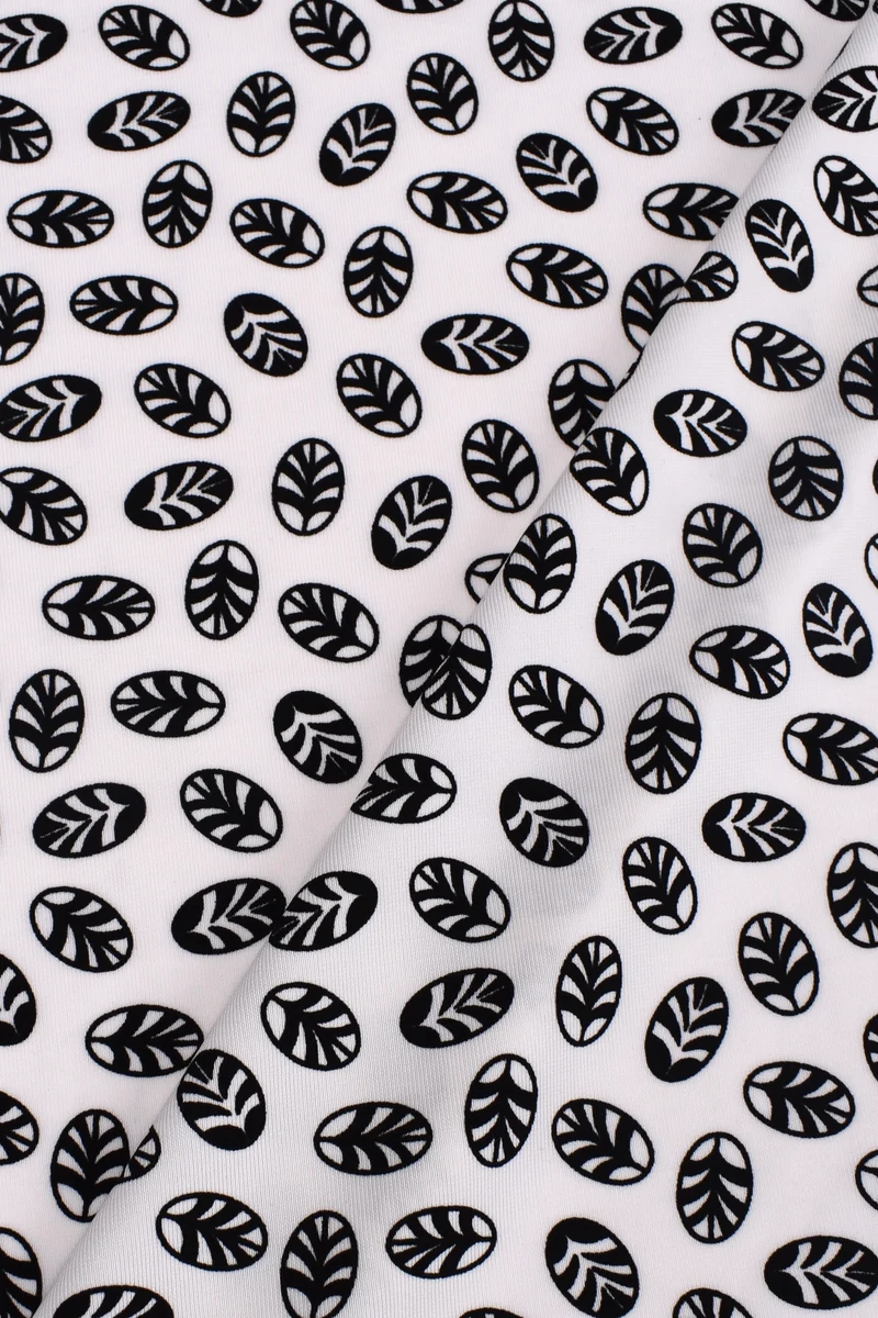 Maglia di viscosa stampata stretch