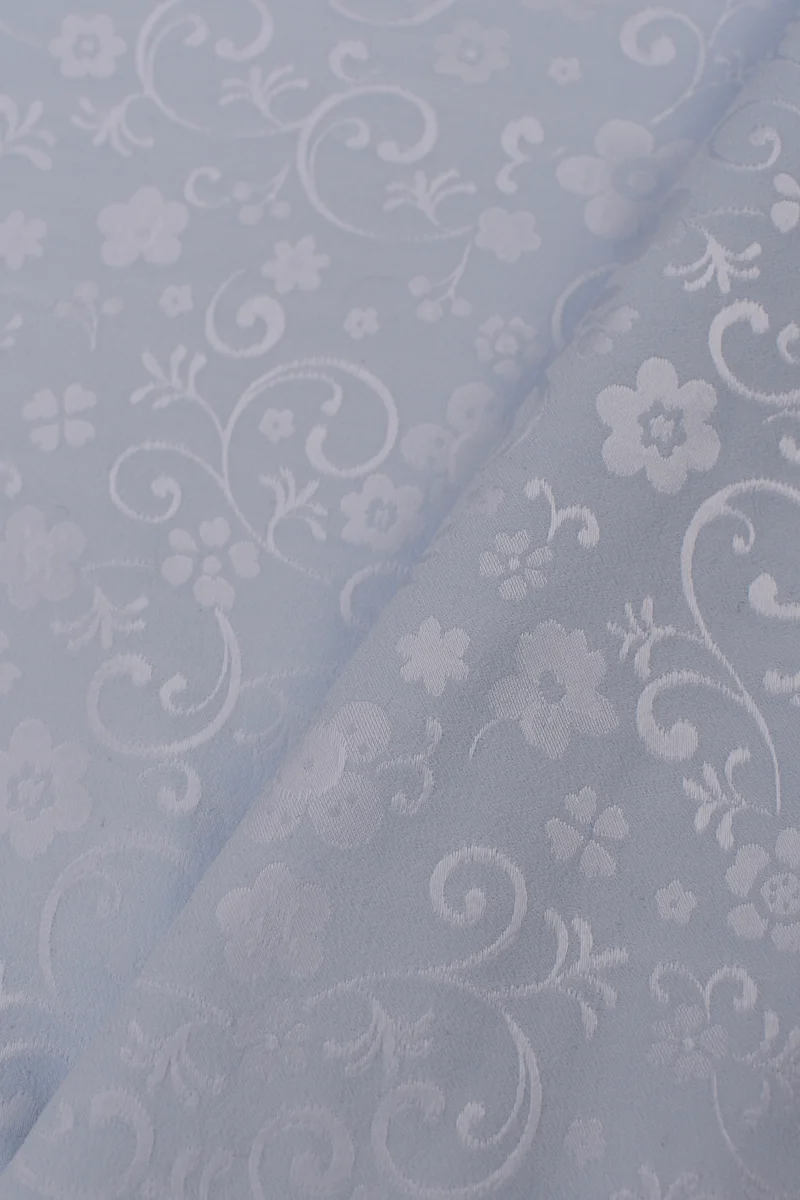 Jacquard stretch lucido motivo floreale
