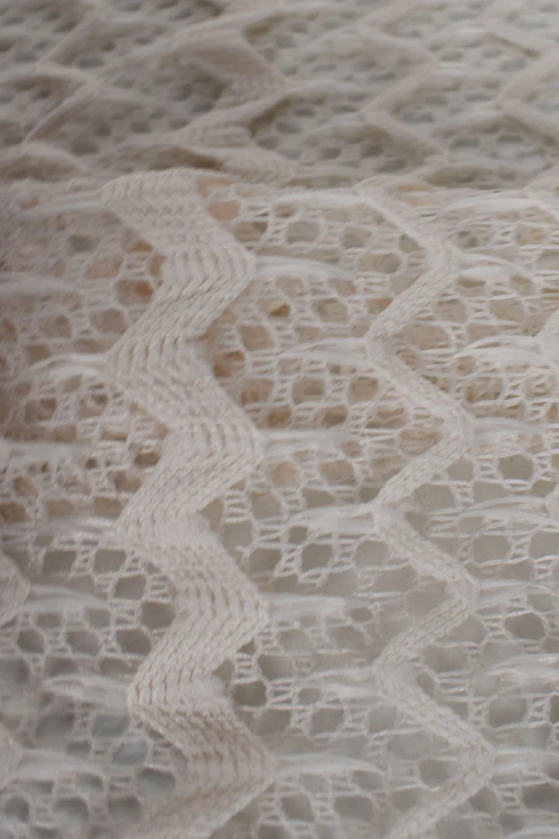 Pizzo zig zag elasticizzato