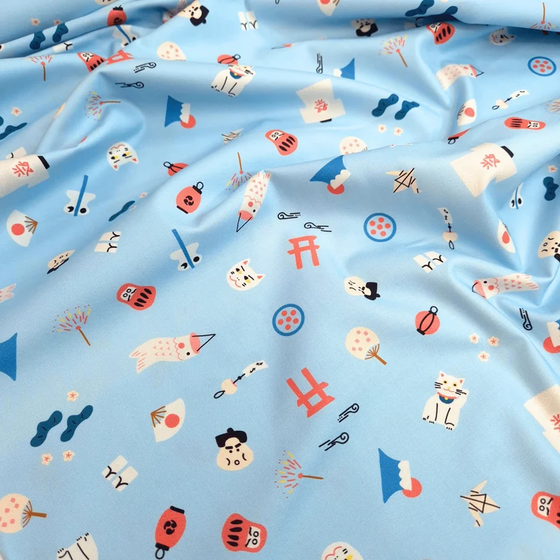 Cotone Americano H 110 cm - FANTASIA GIAPPONESE