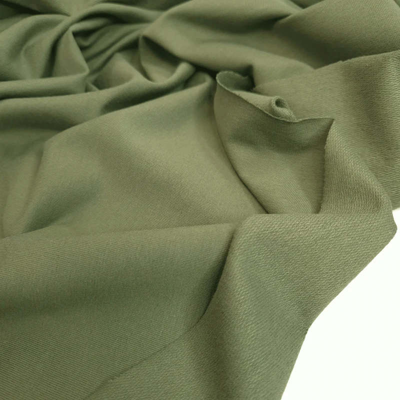Felpa Garzata/French Terry H 180 cm - MILITARE