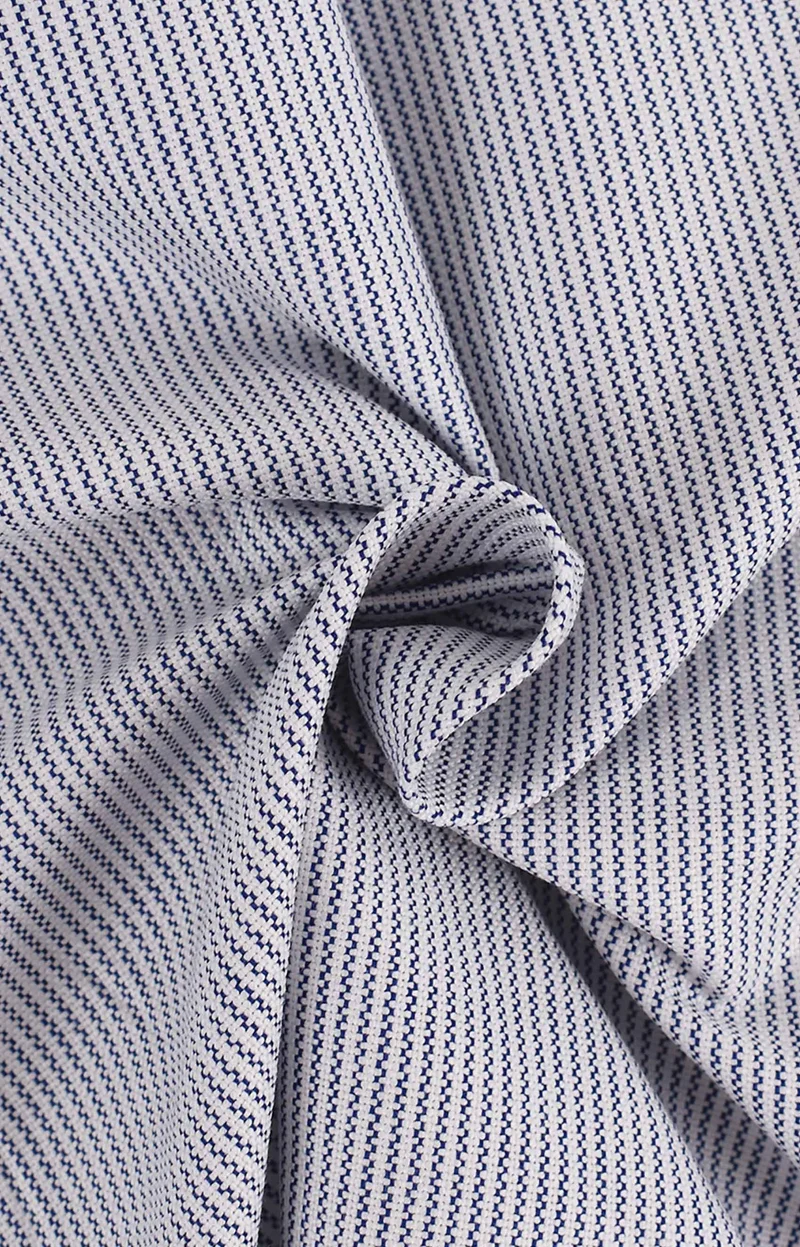 Oxford in puro cotone rigato