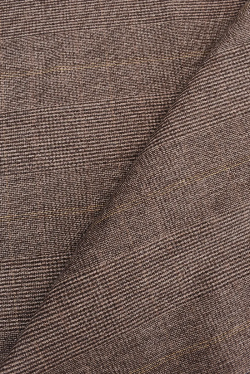 Flanella stretch misto viscosa fantasia a quadri