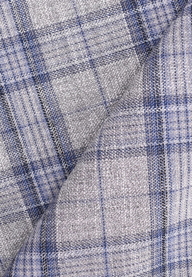Tartan stretch misto lana