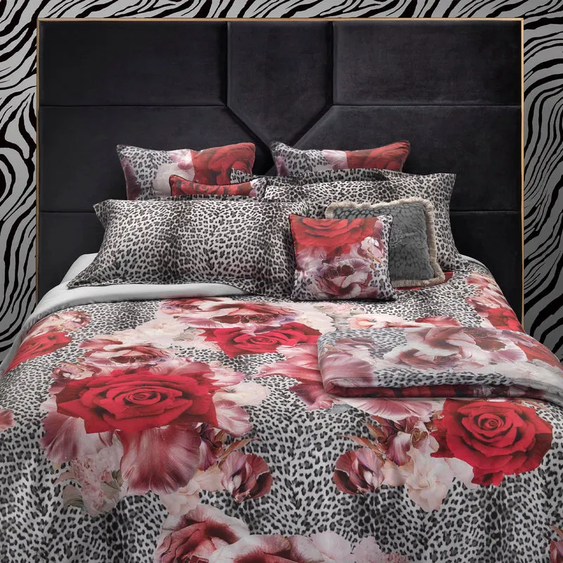 Completo Copripiumino Rose-leopard Roberto Cavalli