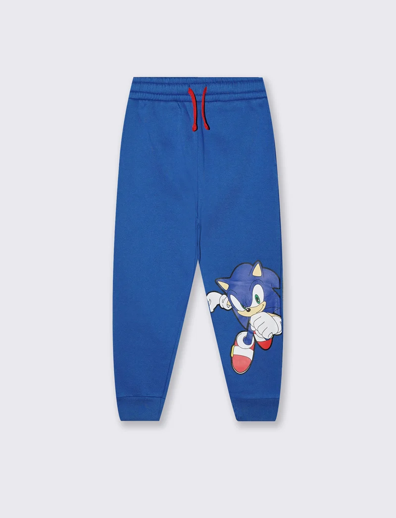 Jogger Sonic in cotone blu cobalto - Blu cobalto