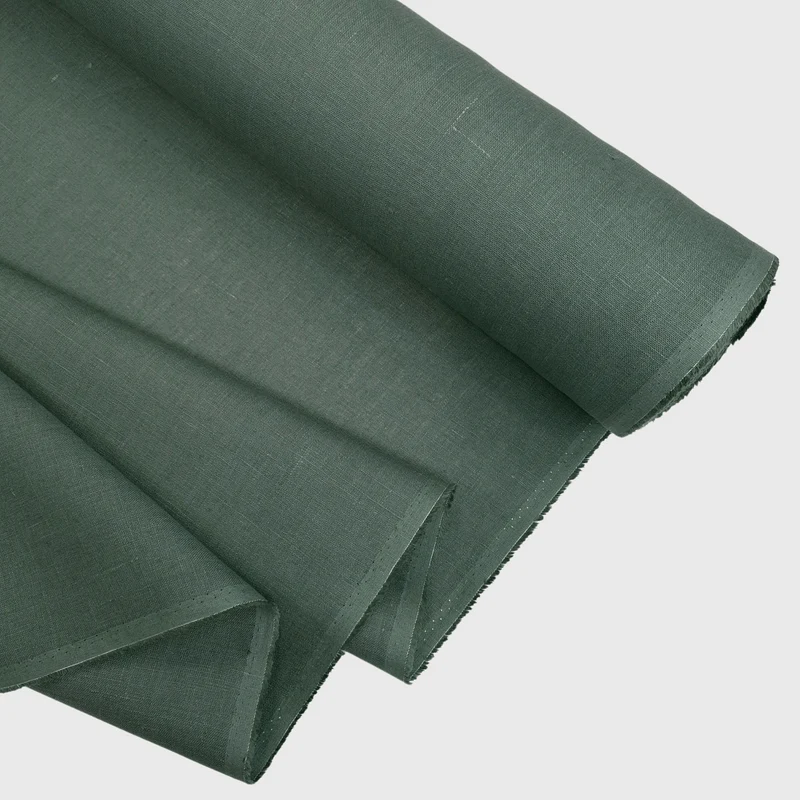 Lino H 150 cm - VERDE SCURO