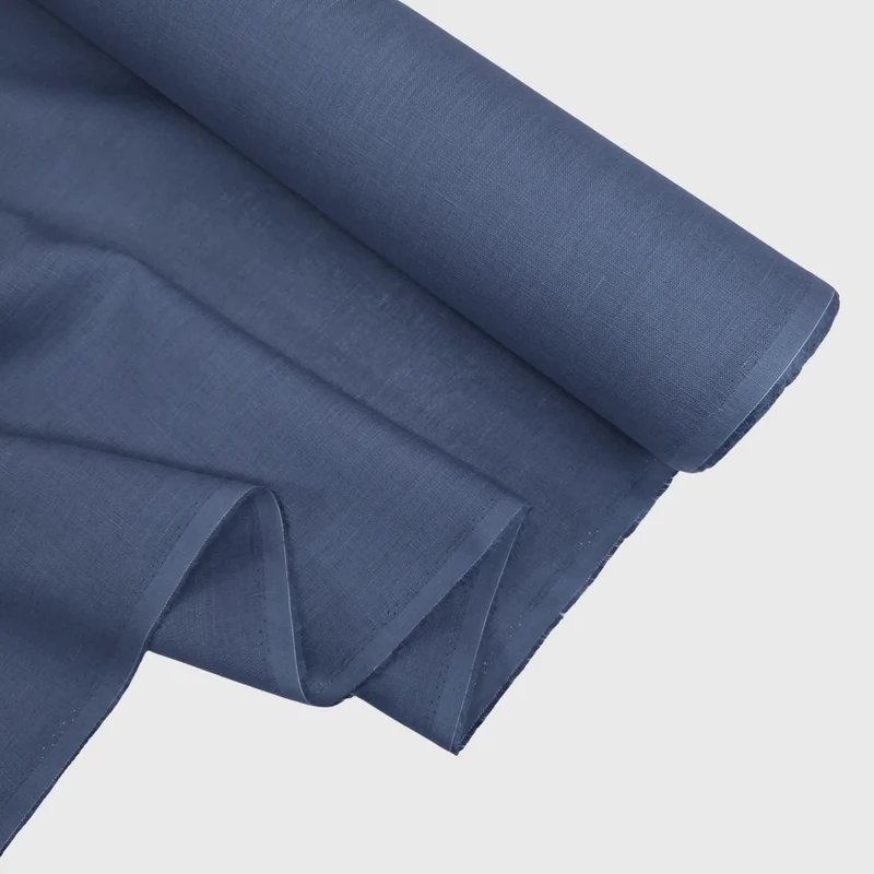 Lino H 150 cm - BLU INDACO