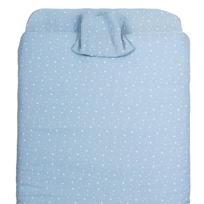 Completo Copripiumino in Puro Cotone per Lettino con Stelline - Liberty Star