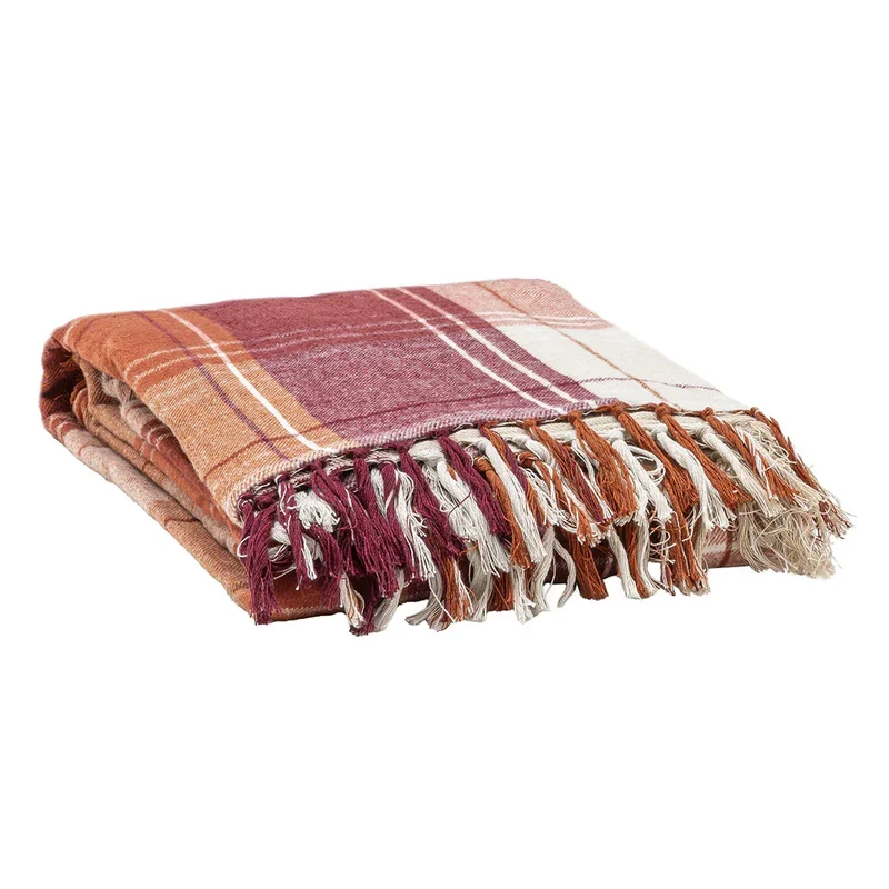 Coperta Alps Alpine 150x200 cm Aura Tartan Rust