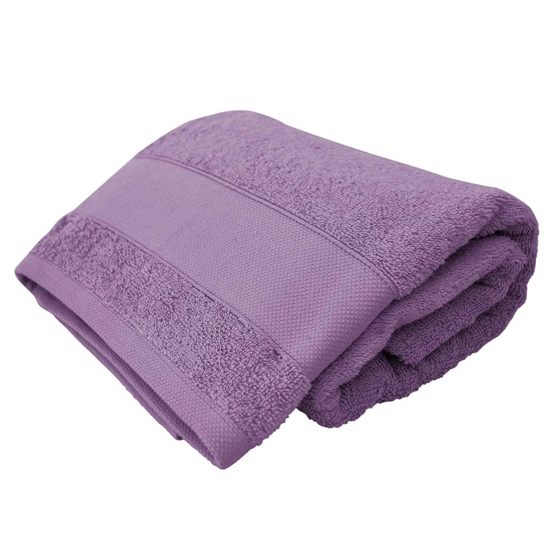 Asciugamano Viso in Spugna Carezze 50x100 Viola