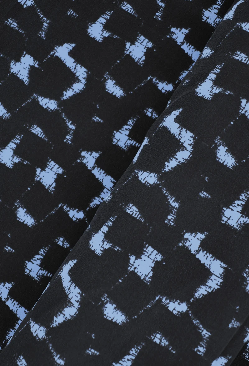 Crepe 100% seta fantasia astratta