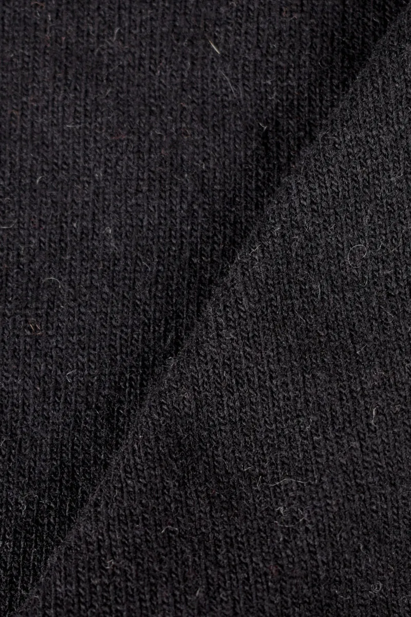 Maglia misto lana rasata