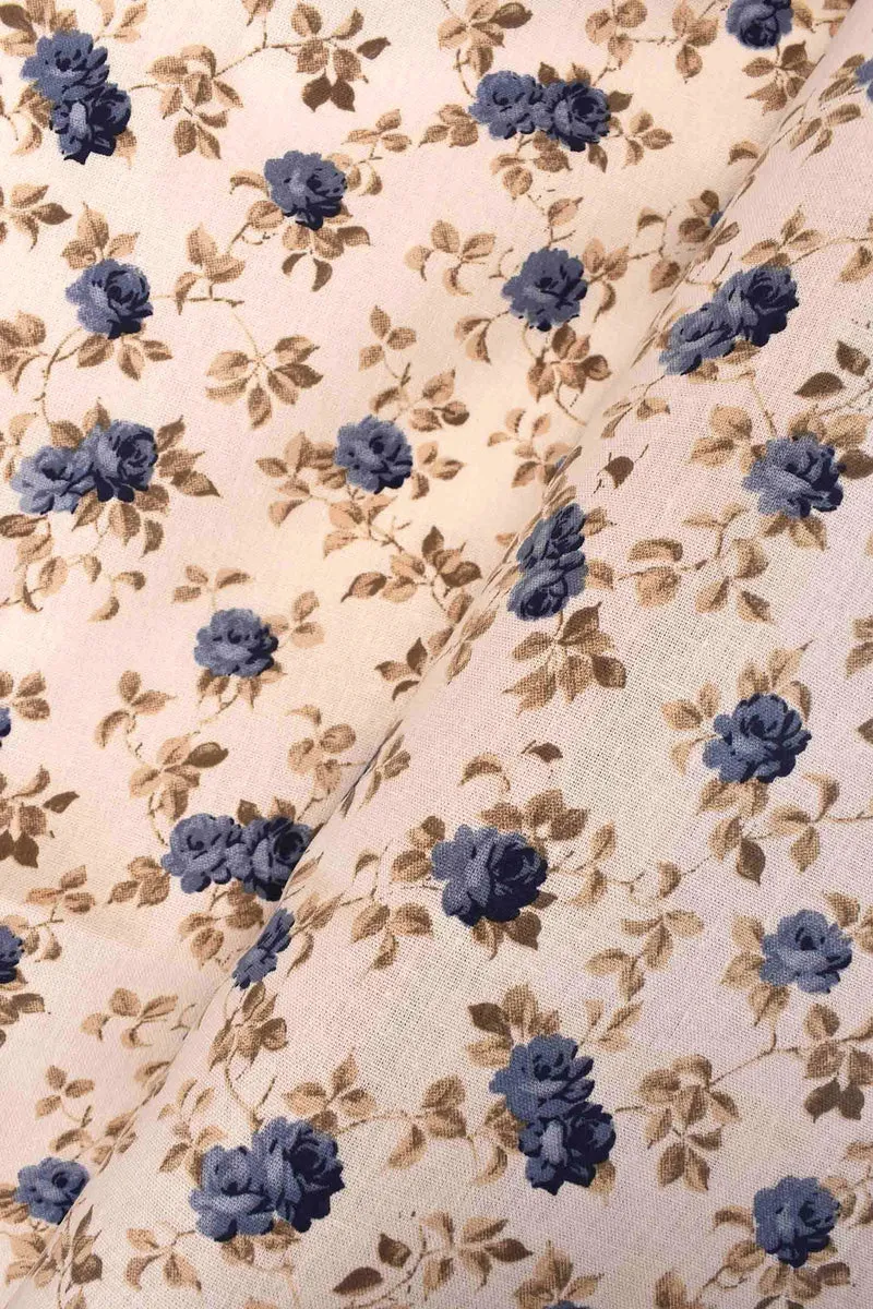 Tela 100% cotone fantasia floreale per arredamento