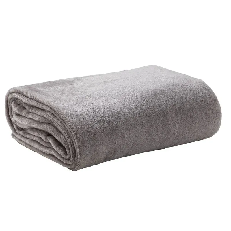 Coperta 150x200cm Whisky Tinta Unita Tortora
