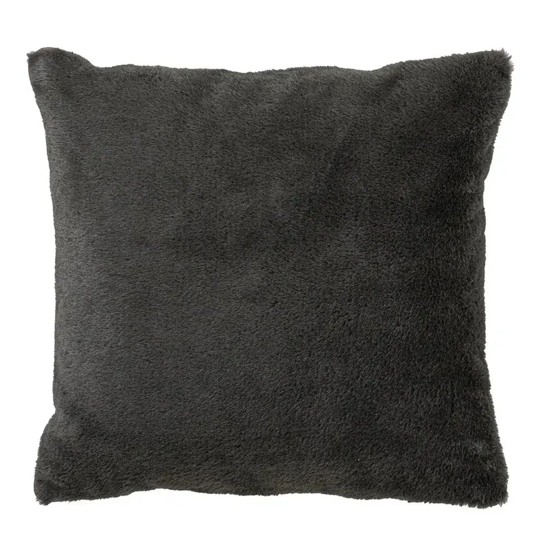 Cuscino Artemisia 40x40 cm Absinthe Tinta Unita Grigio Scuro
