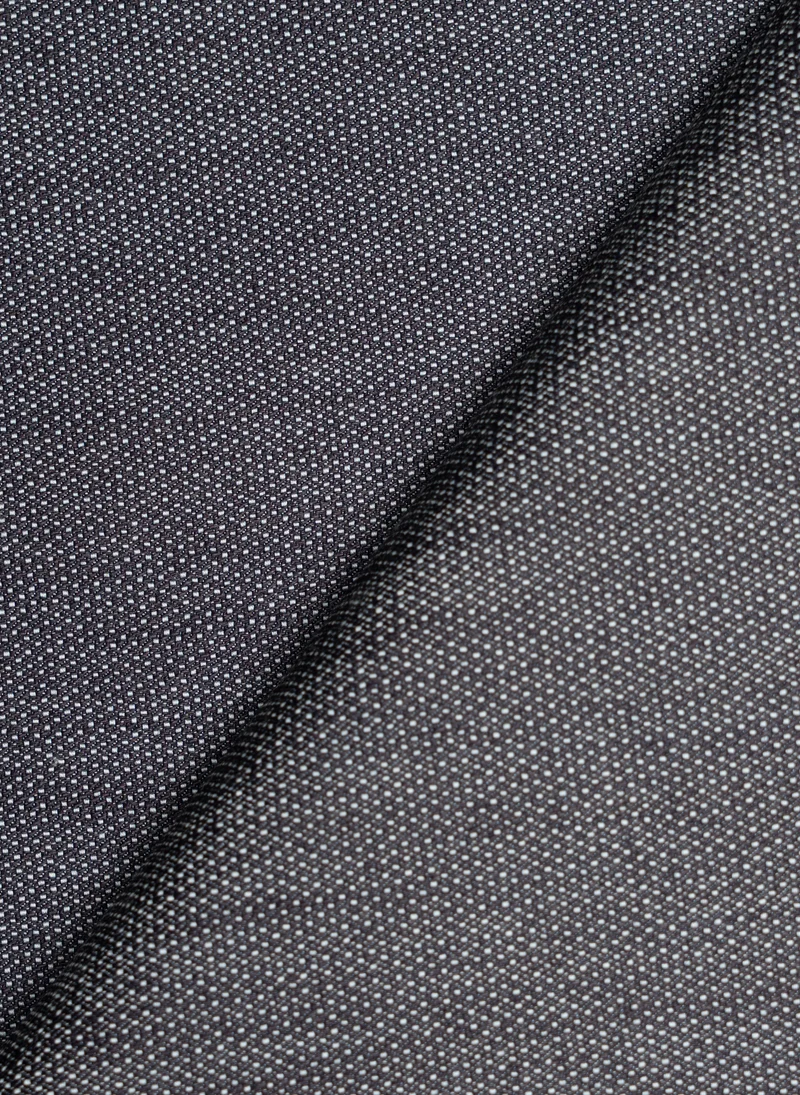 Jacquard misto cotone e lana fantasia a pois