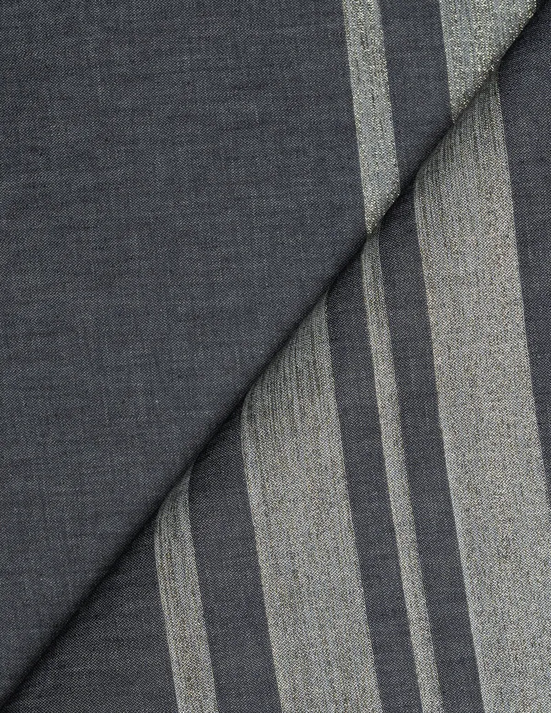 Jacquard misto cotone fantasia a righe OCS - 8 oz
