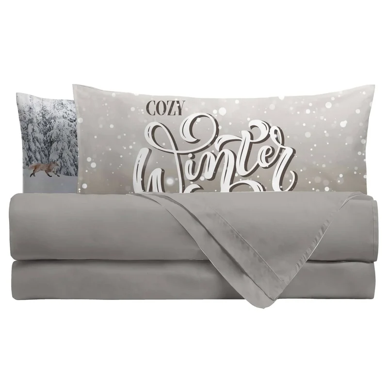Completo Letto Digitale Singolo Cozy Winter Multicolor