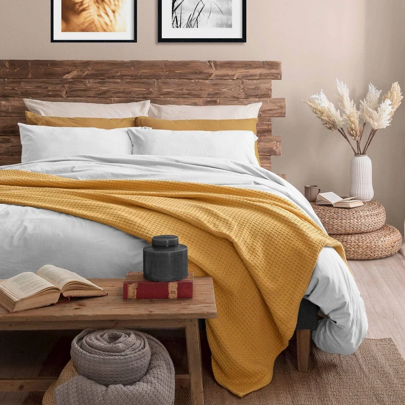 Completo Letto Singolo in Microfibra Softy Yarn - Tinta Unita Bianco