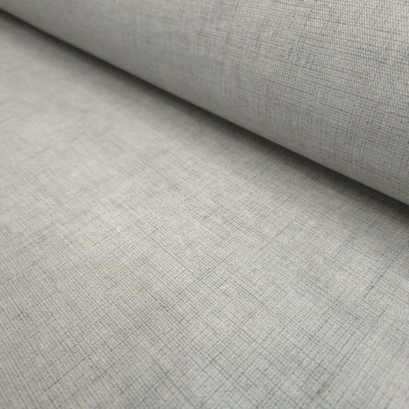 Tessuto no stiro H 150 cm - TINTA UNITA GRIGIO SATURNO