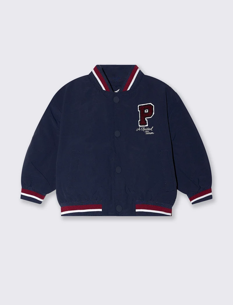 Giubbotto Bomber College Versatile e Stile - Blu