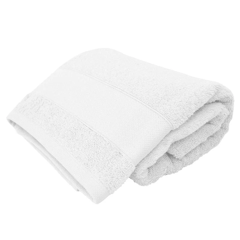 Asciugamano Telo Doccia in Spugna Carezze 70x140 Bianco