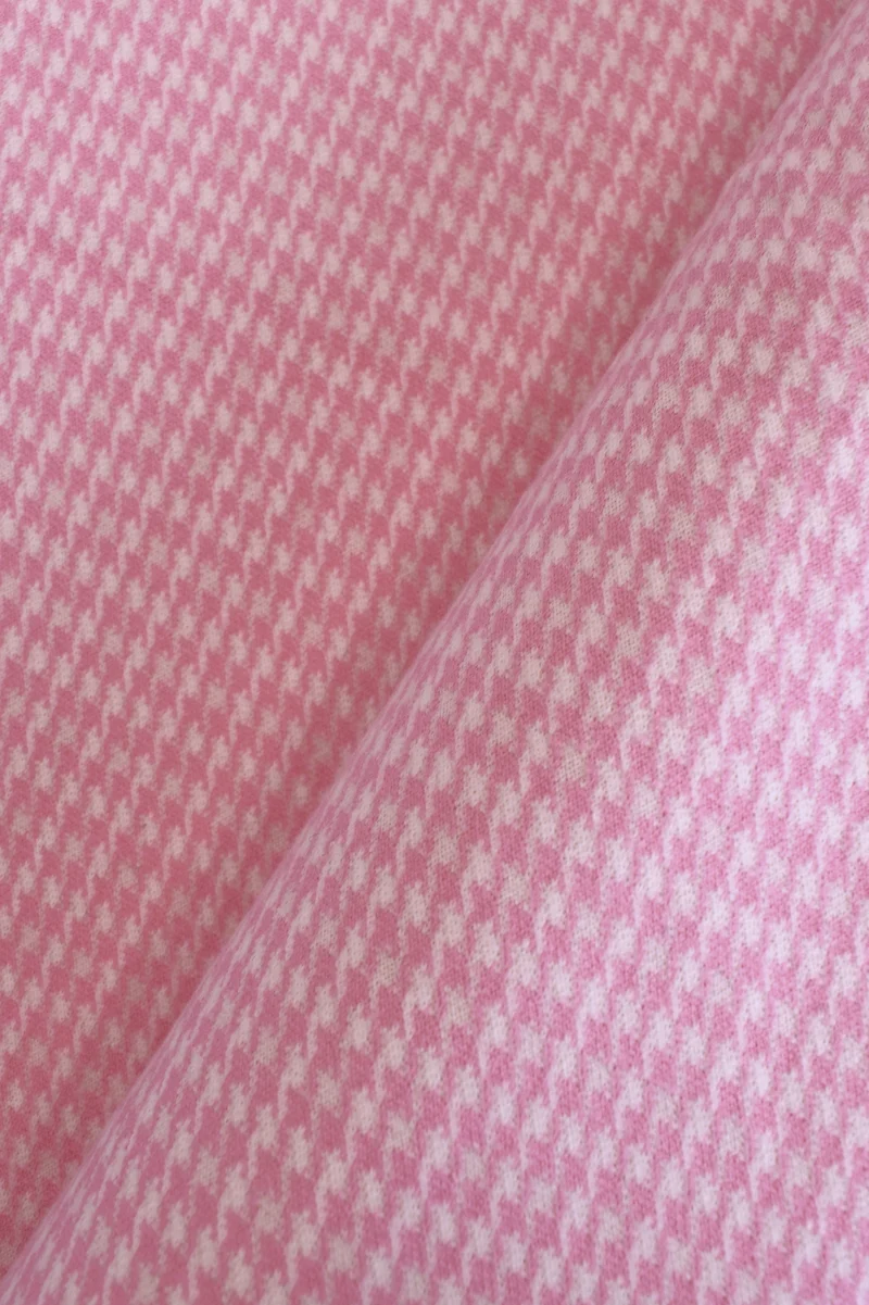 Maglia misto viscosa fantasia pied-de-poule