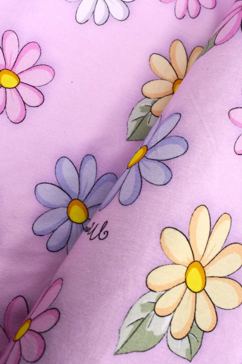 Jersey stretch in cotone fantasia floreale