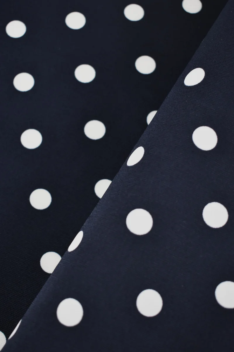 Lycra stretch sintetica fantasia a pois