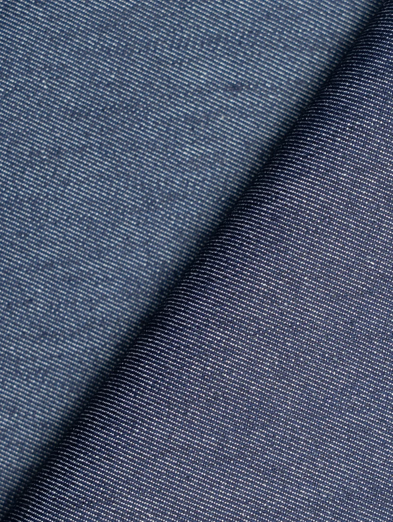 Denim stretch misto cotone e lino - 10,9 oz