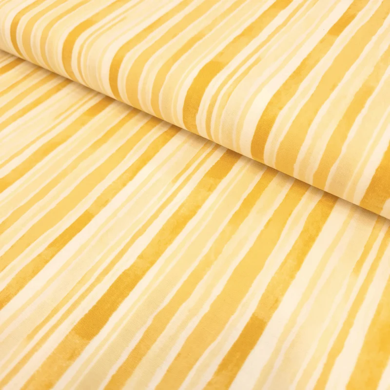 Cotone Americano H 110 cm - RIGHE GIALLE