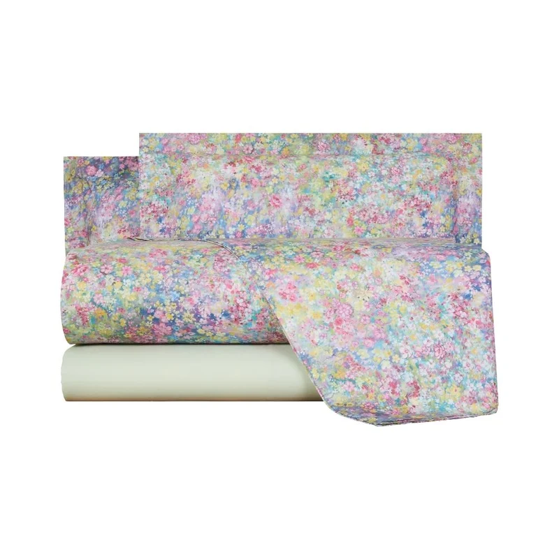 Completo Lenzuola magic Floreale in Percalle