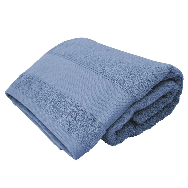 Asciugamano Telo Doccia in Spugna Carezze 70x140 Blu