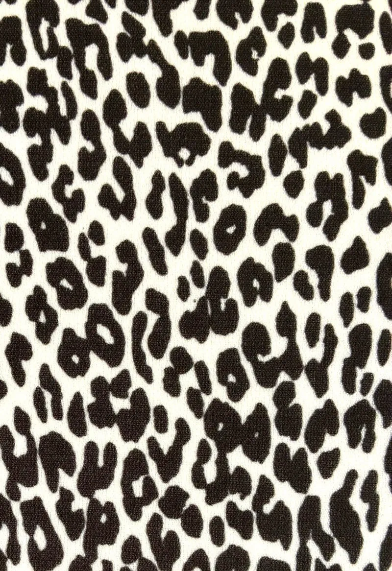 Raso stampa animalier leopardato