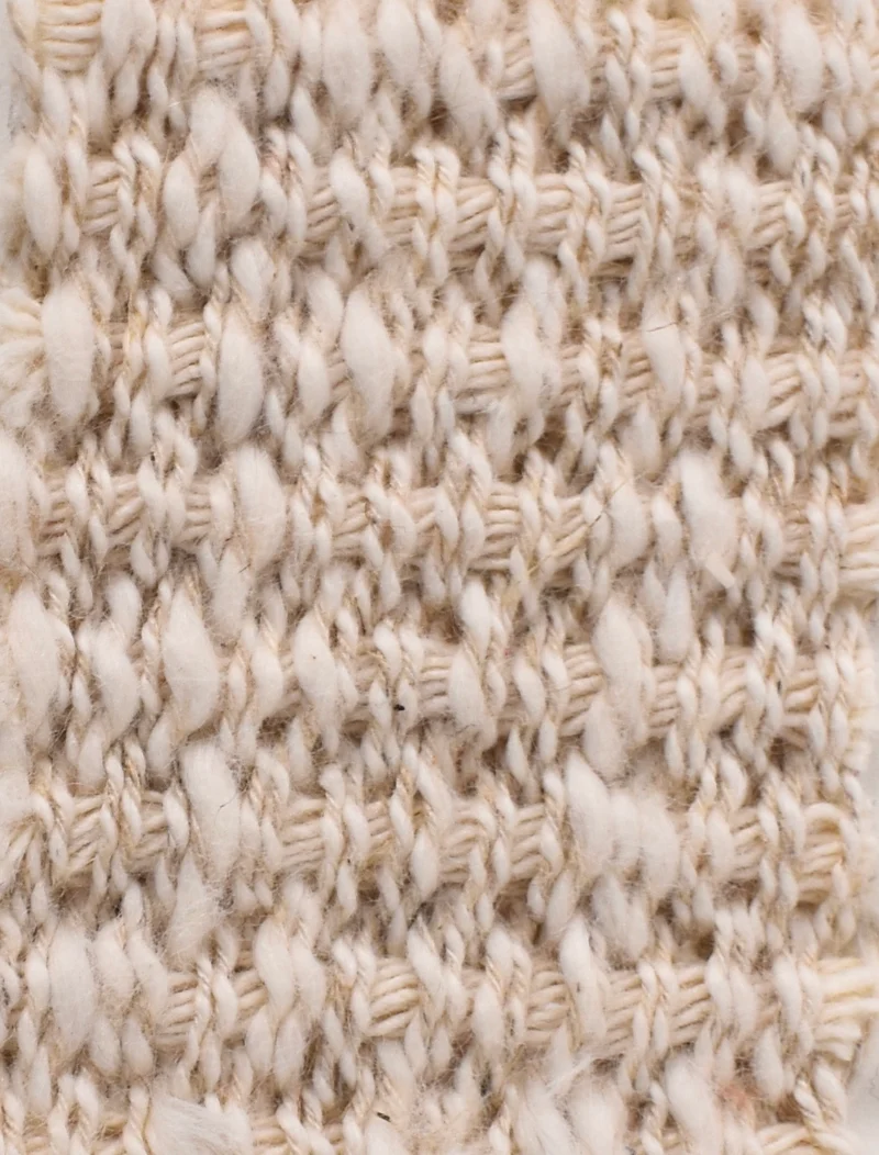 Jacquard misto cotone, viscosa e lino fiammato