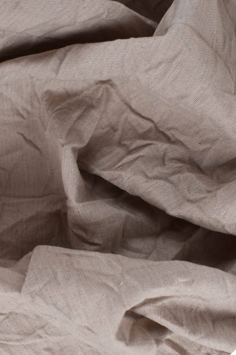 Tessuto in cotone effetto stropicciato