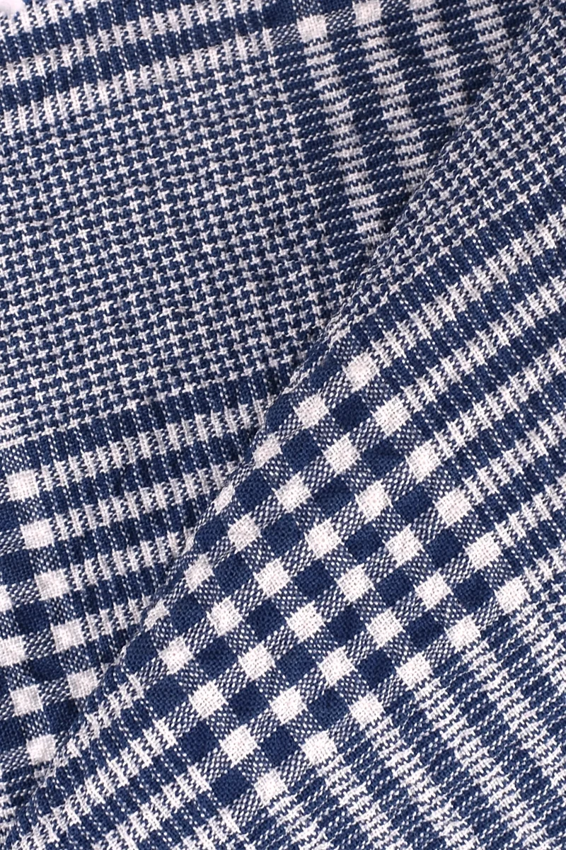 Cotone crinkle Principe di Galles