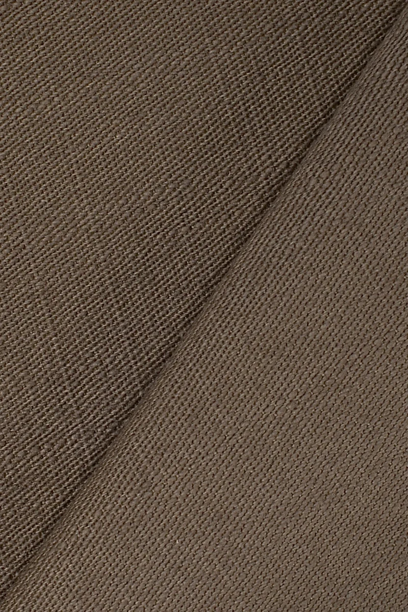 Tessuto doppiato in gabardina ed ecopelle