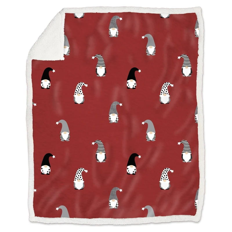 Plaid Morbidotto in MicroPile Fantasia Stampata - Hobbit