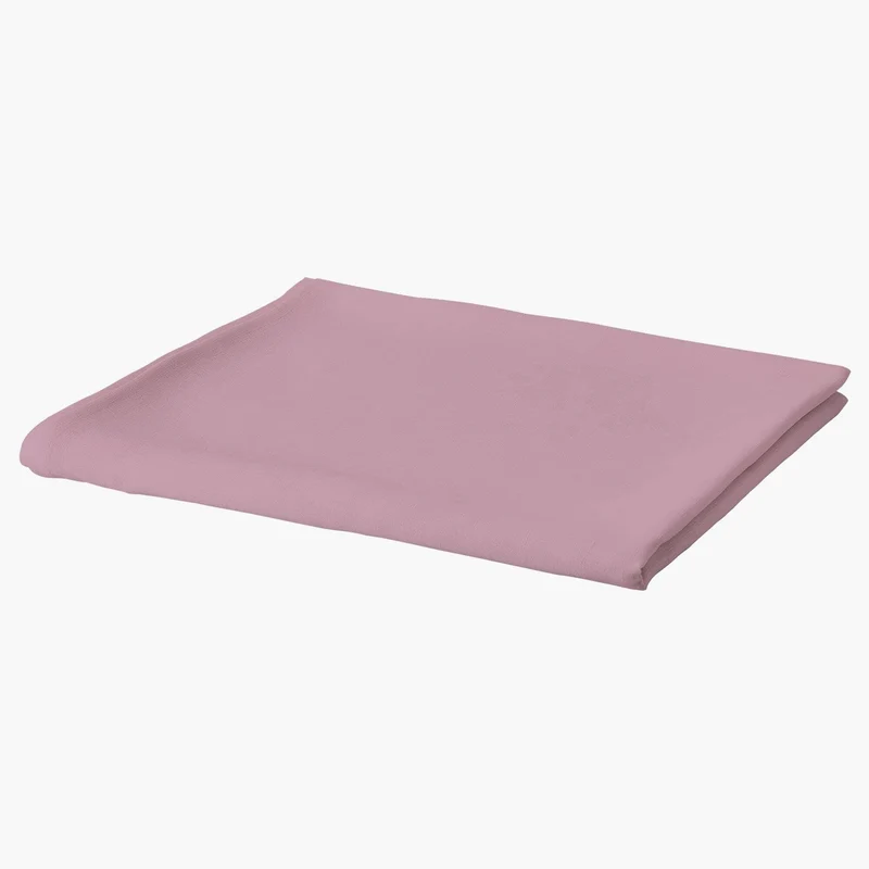 LUXURY COLLECTION DI MAESTRO Lenzuolo Piano Piazza e Mezza in Cotone Tinta Unita Rosa
