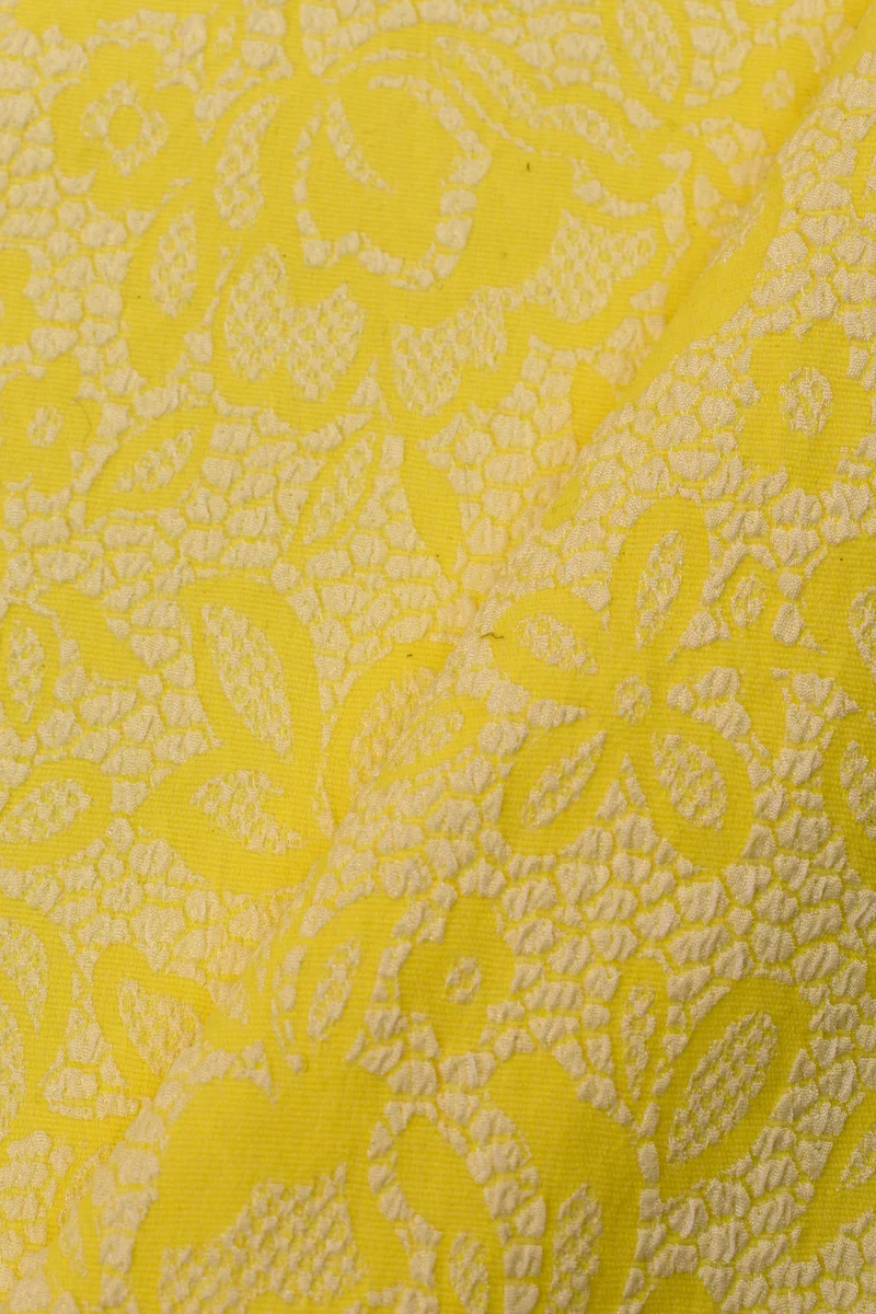 Jacquard motivo floreale