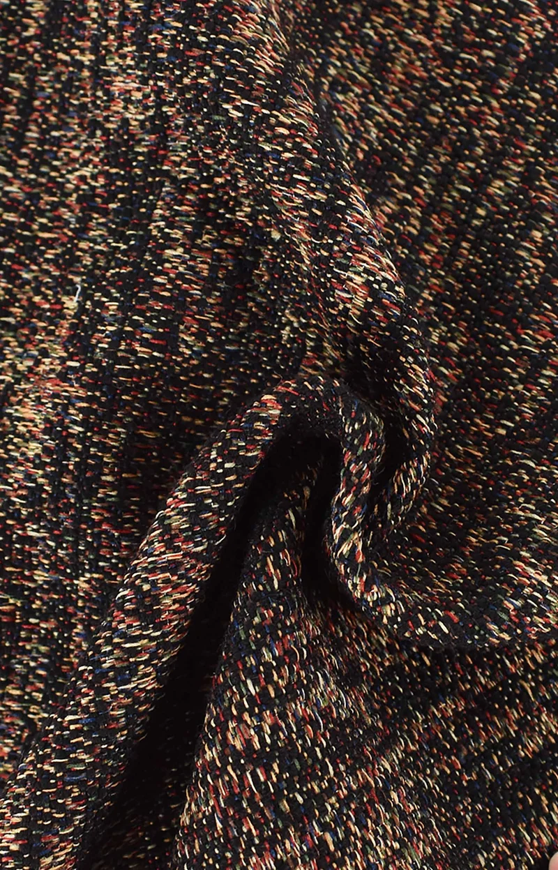 Jacquard misto cotone e lino