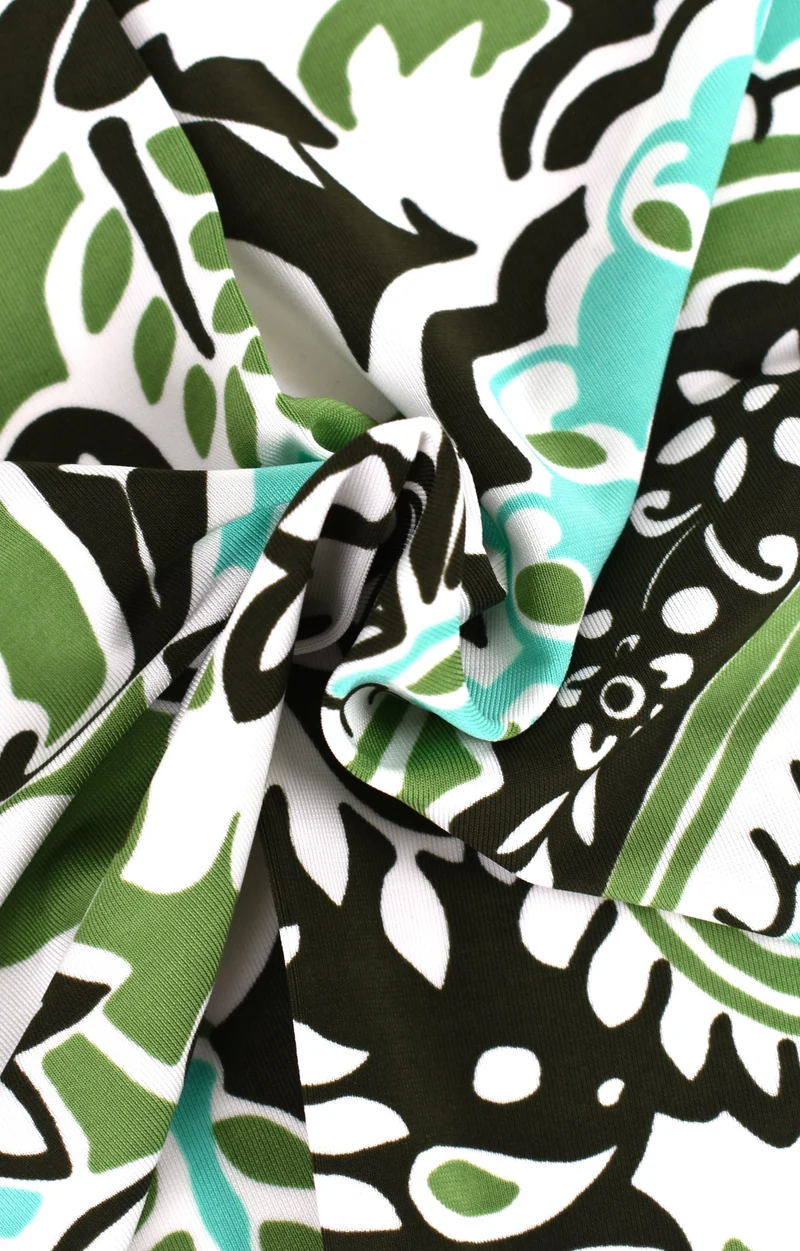 Maglia di viscosa stampata stretch