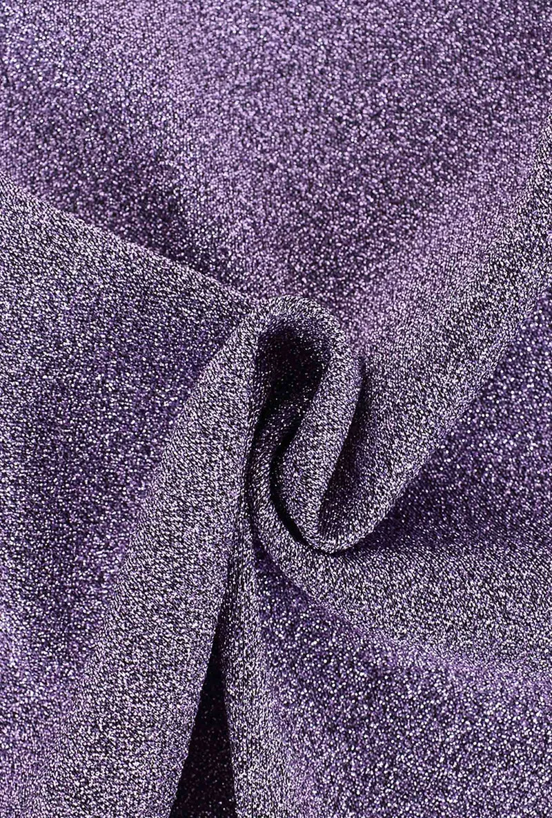 Jersey con lurex stretch