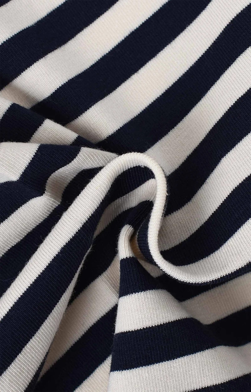 Jersey in cotone stretch rigato